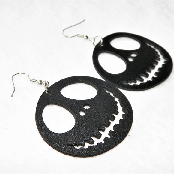 **HOST PICK" Black Christmas Skeleton Earrings Halloween Skull - Picture 4 of 5